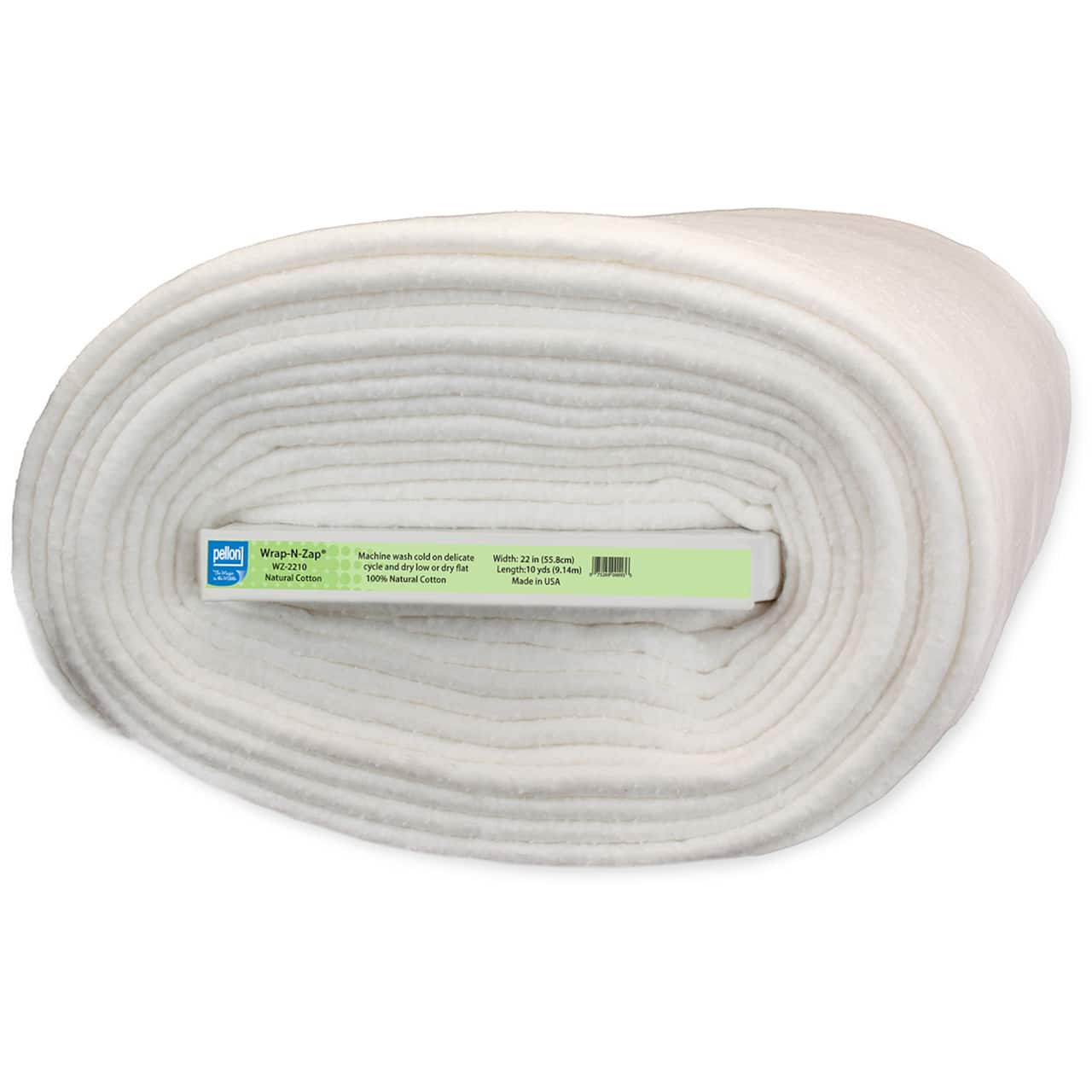 Pellon® Wrap-N-Zap® 100% Natural Cotton Batting, 22'' x 10yd.